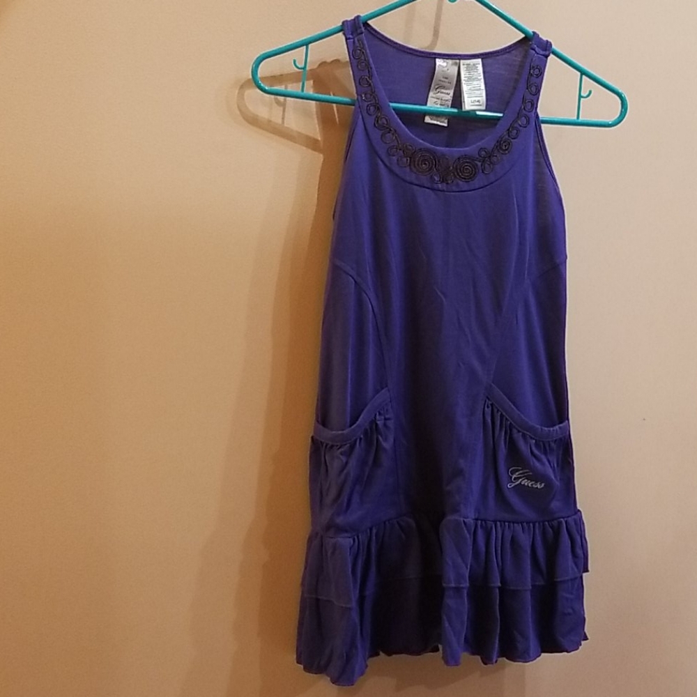Guess Girls purple dress/top,12